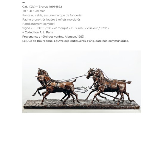 Jean JOIRE  Catalogue critique de l’œuvre sculpté